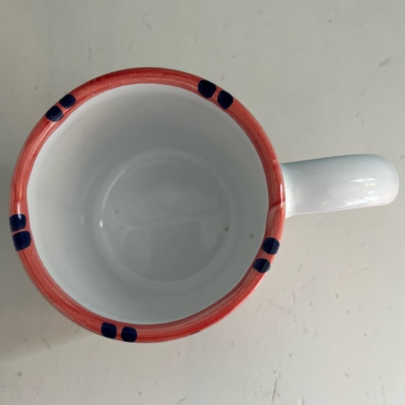 Deruta Italian Hand Painted Pottery Mug with Grape Motif. Signed. - Picture 4 of 7